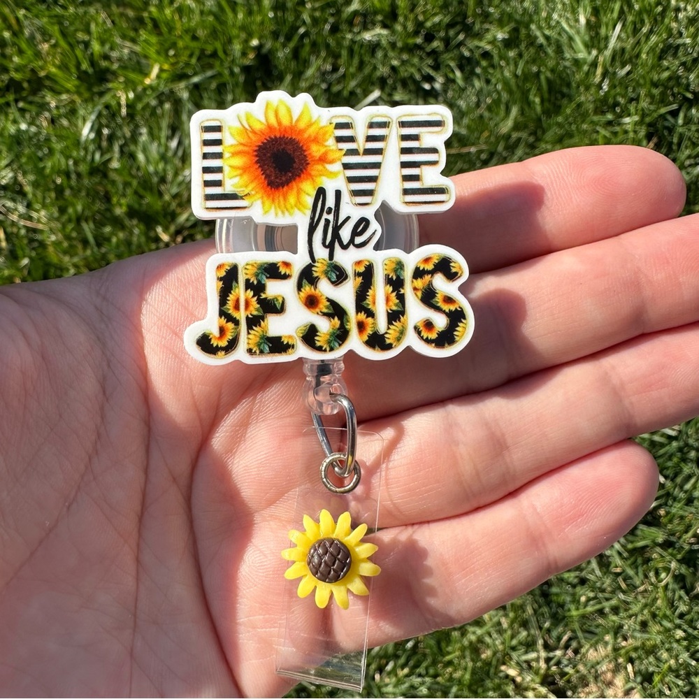 Bible Verse Christian Quote Nurse Retractable Badge Holder Christmas Gift